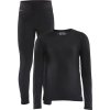 Dětský funkční set CRAFT CORE Warm Baselayer - černá (Velikost 74)