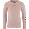 Dětský funkční set CRAFT CORE Warm Baselayer  - růžová (Velikost 74)