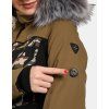 Dámská lyžařská bunda KILPI Clair khaki (Velikost 36)