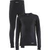 Dětský set termoprádla CRAFT CORE Dry Baselayer - černá (Velikost 74)
