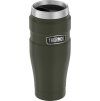 termohrnek s vodetesnym uzaverem army green