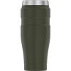 termohrnek s vodetesnym uzaverem army green