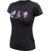 Dámské merino triko SENSOR Merino Air Bloom černé (Velikost M, Barva černá)