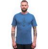 Pánské merino triko SENSOR Merino Air Earth modré (Velikost L, Barva modrá)