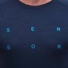 Pánské merino triko SENSOR Blend Typo modré (Velikost L, Barva modrá)