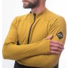 Pánská funkční mikina SENSOR Coolmax Thermo celozip černá/mustard (Velikost XXL, Barva černá)