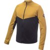 Pánská funkční mikina SENSOR Coolmax Thermo celozip černá/mustard (Velikost XXL, Barva černá)