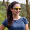 Sportovní sluneční brýle PROGRESS Cross zlatá/stříbrná (Velikost UNI)