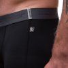 Pánské funkční boxerky SENSOR Coolmax tech černá/černá/modrá (Velikost XXL, Barva modrá)