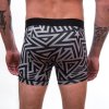 Pánské boxerky SENSOR Coolmax impress černá/stars (Velikost XXL, Barva černá)