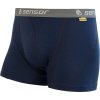 Pánské merino boxerky SENSOR df  tm. modrá (Velikost M, Barva modrá)