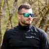 Sportovní sluneční brýle PROGRESS Sinner Blu černá mat (Velikost UNI)