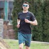 Pánské sportovní šortky PROGRESS Topic modré (Velikost S)