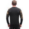 Pánské merino triko SENSOR Impress černé (Velikost XL, Barva černá)