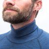 Pánský merino rolák SENSOR Bold modrý (Barva modrá, Velikost XXXL)