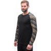 Pánské merino triko SENSOR Blend Impress černé (Velikost XL, Barva černá)