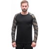 Pánské merino triko SENSOR Blend Impress černé (Velikost XL, Barva černá)