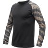 Pánské merino triko SENSOR Blend Impress černé (Velikost XL, Barva černá)