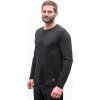Pánské merino triko SENSOR Air černé (Velikost S, Barva černá)