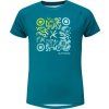 Dětské QuickDry funkční triko KLIMATEX Usain tmavě modrá (Velikost 134)