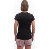 SENSOR MERINO ACTIVE NO LOGO dámské triko kr.rukáv černá (Velikost S, Barva černá)