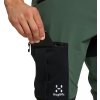 Pánské softshellové kalhoty Haglöfs Rugged Slim - zelená/černá (Velikost 48)