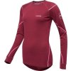 Dámské merino triko KLIMATEX Waal Merino vínová (Velikost 2XL)