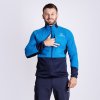 Pánská hybridní bunda PROGRESS Torsten s merinem modrá (Velikost XS)