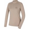 Dámský merino rolák HUSKY Merow Zip hnědý (Velikost L)