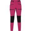 Dámské softshellové kalhoty Haglöfs Rugged Slim - růžová/černá (Velikost 34)
