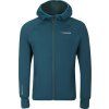 Pánská funkční mikina PROGRESS Torez Merino Hoody s kapucí - zelená (Velikost M)
