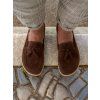 Barefoot mokasíny BE LENKA Portsiders tmavě hnědá (Velikost 40)