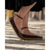 Barefoot baleríny BE LENKA Florence tmavě hnědá (Velikost 36)