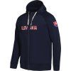 Pánská tepláková mikina PROGRESS SK Hoody Zip tm.modrá (Velikost S)
