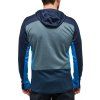 Pánská technická mikina Haglöfs ROC Flash Mid Hood - modrá (Velikost S)