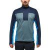 Pánská technická mikina Haglöfs ROC Flash Mid Halfzip - modrá (Velikost S)