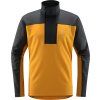 Pánská technická mikina Haglöfs ROC Flash Mid Halfzip - žlutá (Velikost S)