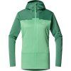 Dámská technická mikina Haglöfs ROC Flash Mid Hood - zelená (Velikost XS)