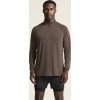 Pánské funkční triko CRAFT ADV SubZ Wool LS 3 - hnědá (Velikost S)