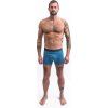 Pánské merino trenky SENSOR Active 3-pack černá/modrá/deep blue (Velikost XL, Barva modrá)