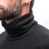 Pánské merino triko SENSOR Blend černé (Velikost XL, Barva černá)