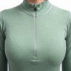Dámské merino triko SENSOR Df basil green (Barva zelená, Velikost M)