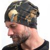 Unisex merino čepice SENSOR Impress černá/cosmos (Velikost M, Barva černá)