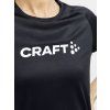 Dámské funkční triko CRAFT CORE Essence Logo - černá (Velikost XS)