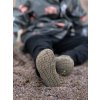 Dětské kožené barefoot boty UNUO, Černá (Velikost 27)