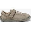 Dětské kožené barefoot boty UNUO, Khaki (Velikost 27)