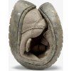 Dětské kožené barefoot boty UNUO, Khaki (Velikost 27)