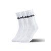 Barefootové ponožky BAREBARICS Crew - Big logo 3 pack bílá (Velikost 35-38)