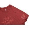 Pánské 100% Merino triko KLIMATEX Skadar vínová (Velikost M)