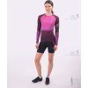 Dámské MTB šortky 2v1 KLIMATEX Borsala černá/růžová (Velikost XS)